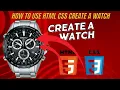 CSS Animation Clock Design Step by Step Only HTML and CSS Animation Clock Design HTML CSS