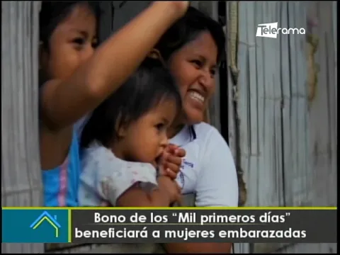 Bono de los Mil primeros días beneficiará a mujeres embarazadas