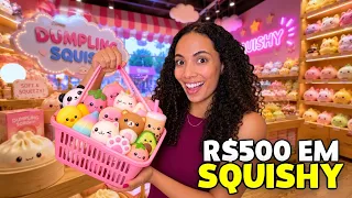 GASTEI MUITO DINHEIRO COMPRANDO SQUISHY!!! ENCONTREI SQUISHY RARO
