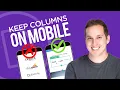How to Keep Columns on Mobile in Divi 4