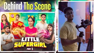 Little Super Girl এর শুটিং এর সময়📸😂 । 