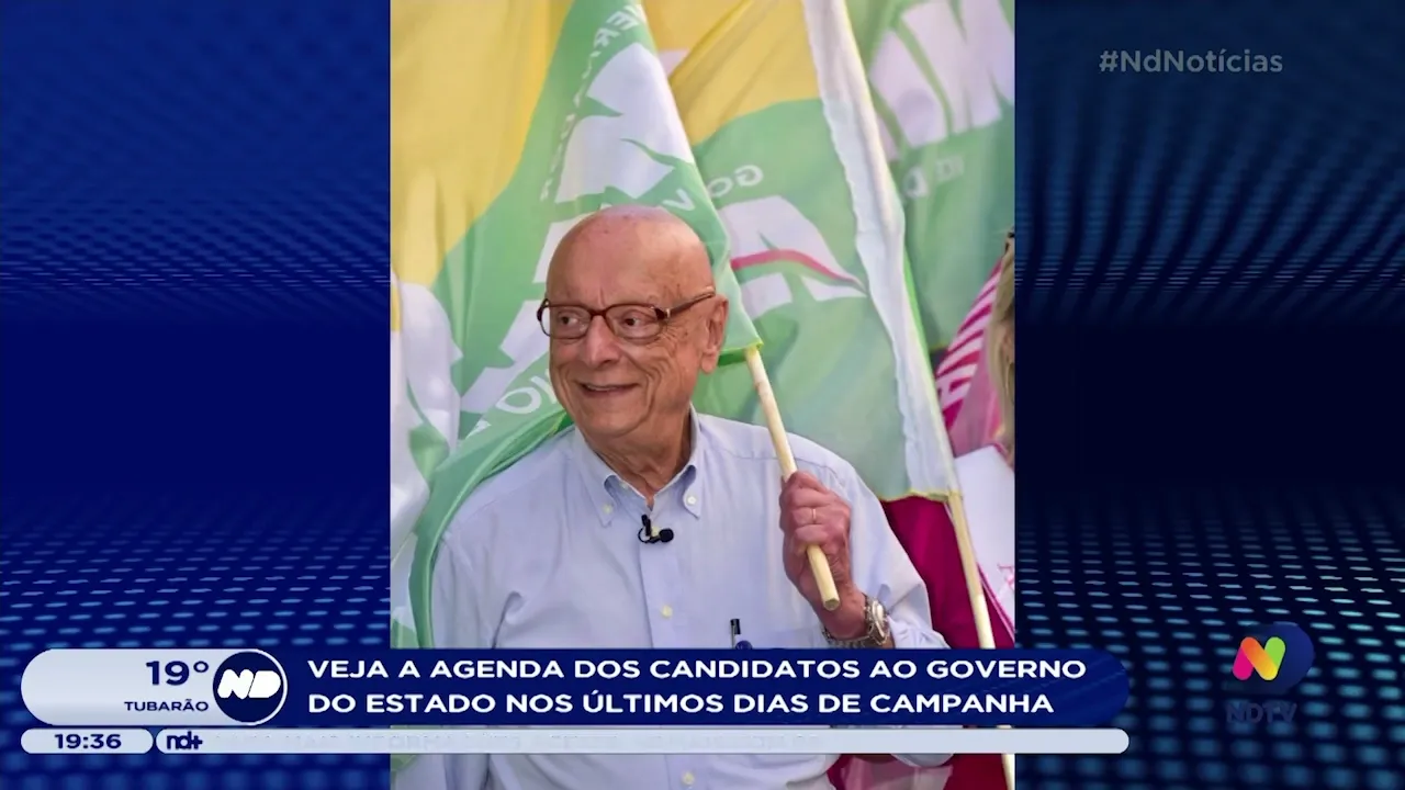 Acompanhe a agenda dos candidatos ao governo de SC nesses últimos dias de campanha