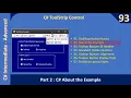 C ToolStrip Control Part 2 - About the Example C Advanced