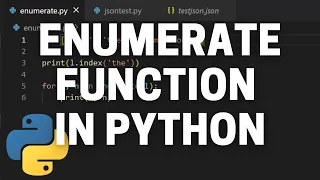 How to Use the Enumerate Function in Python - Python Tutorial