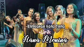 Download Ungkapan Kata Cinta - Hana Monina Adella - Lirik dan download Mp3 MP3