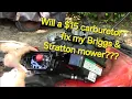 Briggs and Stratton Carburetor Troubleshooting and Replacement 190cc Troy Bilt Craftsman Others