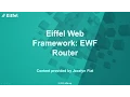 Eiffel Web Framework EWF Router