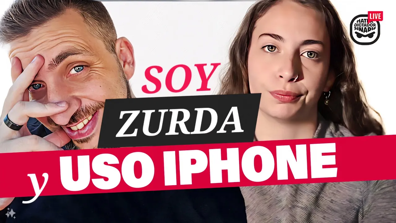 "Soy ZURDA, uso iPhone y está bien 👍"