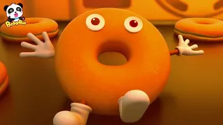 الكعكات الراقصات الملونات اغاني الالوان والاطعمة بيبي باص بدون موسيقى 