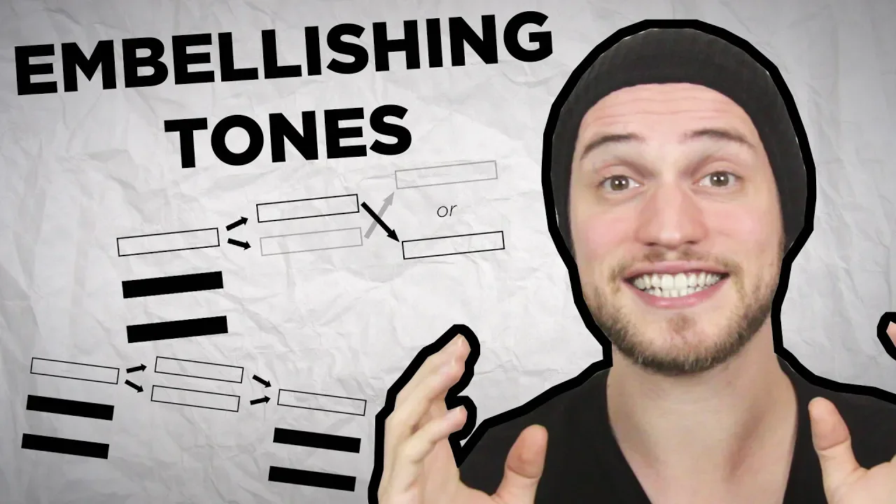 [Music Theory in 5m #15] 5 Embellishing tones to spice up your melodies
