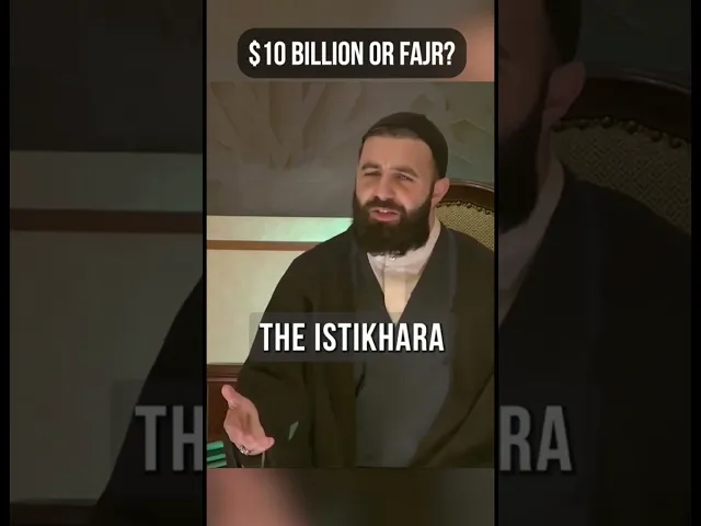 Get paid billions of dollars for not praying fajr