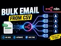 Send Bulk Emails from CSV using n8n