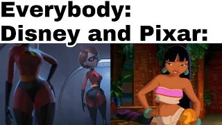 disney vs pixar memes thicc edition 