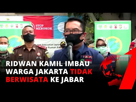 Ridwan Kamil Imbau Warga Jakarta Tidak Berwisata Ke Jawa Barat | tvOne