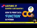 how to use function in python 2025