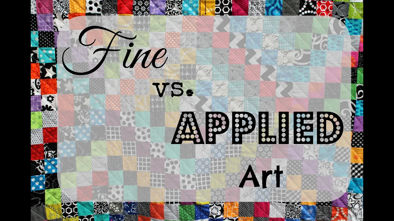 Fine vs Applied Art Video