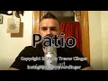 How To Pronounce Patio