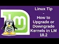 Linux Tip How to Upgrade or Downgrade Kernels in LM 18 2