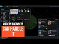 React js Chrome experiment - procedurally generated galaxy simulation in TypeScript gamedev
