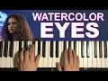 Lana Del Rey - Watercolor Eyes Piano Tutorial Lesson HBO Euphoria