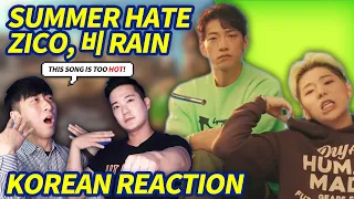 Download 🔥(ENG) KOREAN RAPPERS react to ZICO(지코) _ Summer Hate (Feat. Rain(비))🔥 MP3
