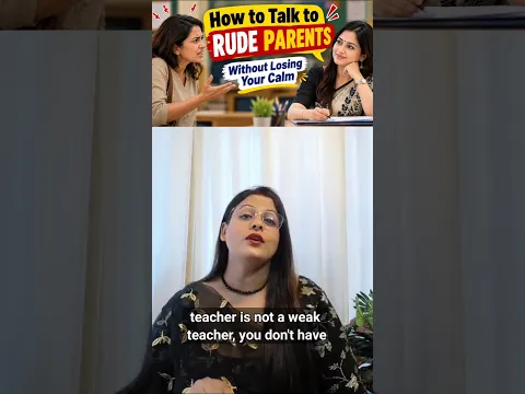 How to talk to rude parents in Ptm #shorts #yrshorts