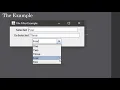 JComboBox and ItemListener Part 2 The Example Swing Tutorial