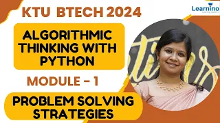 KTU BTECH 2024 Sem 1 - Algorithmic Thinking with Python