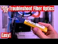FiberLert Fiber Light Detector Troubleshooting Fiber Optic Cable
