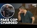 Felon security guard charged with impersonating police officer