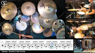 Download Smooth - Santana ft. Rob Thomas / Drum Cover By CYC (@cycdrumusic) score \u0026 sheet music MP3