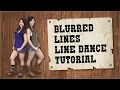 Blurred Lines - Country Line Dancing Tutorial for Beginners