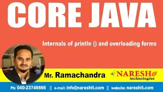 Internals of println and overloading forms Core Java Tutorial