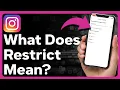 What Does Restrict Mean On Instagram