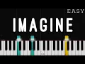 Download Lagu John Lennon - Imagine | EASY Piano Tutorial