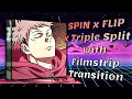 How To Edit on CapCut Spin x Flip x Triple Split with Filmstrip Transition CAPCUT TUTORIAL