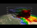 2007 Greensburg Kansas Tornado Doppler Radar Time Lapse 3D Volumetric
