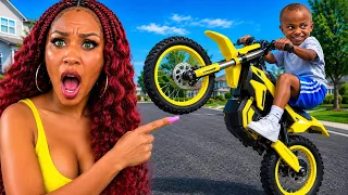 DEADLY CRASH We Caught Kool Kid Doing a WHEELIE