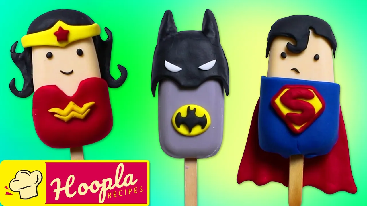 DC Superheroes Cakesicles   Cake Decoration Ideas   Hoopla Recipes