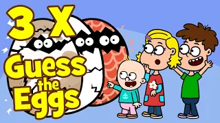 Download ♪♪ Guess The Eggs | Children's Song Guessing Game - Quiz Song | Hooray Kids Songs \u0026 Nursery Rhymes MP3