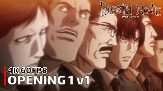 Death Note Opening 1 V1 4K 60FPS Creditless CC 
