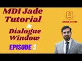 MDI Jade XRD Software Dialog Windows Tutorial M1L2 Lecture Episode 3