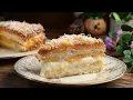 Lagu Drie-koppen cake zonder weegschaal, gemaakt met kefir! Rafaello! Sappig zonder doordrenking!