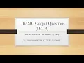 QBASIC Output Questions SET 4 ThinkComputer