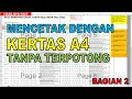 Download Lagu Cara Mencetak Data Excel di Kertas A4 Tanpa Terpotong