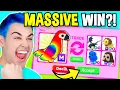 I Traded Away My MEGA NEON PARROT For This RICH TRADE PROOFS In Adopt Me FLEX Server Roblox
