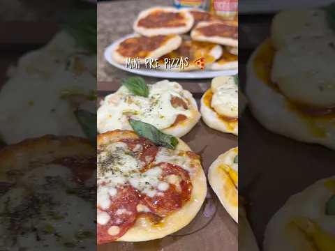 🍕 MINI PIZZAS SÚPER FÁCILES, RICAS Y RENDIDORAS🤤🍕🇵🇾 #paraguay