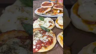 🍕 MINI PIZZAS SÚPER FÁCILES, RICAS Y RENDIDORAS🤤🍕🇵🇾 #paraguay
