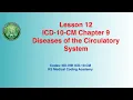 Lesson 12 ICD-10-CM Chapter 9 - Circulatory System I00 I99 CPC Coding MCQs