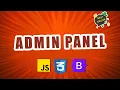 Programming the Admin Panel using HTML CSS Js and Bootstrap Task 41 42
